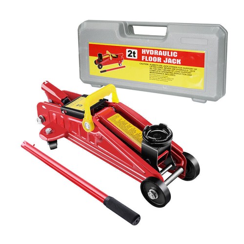 2 Ton Hydraulic Floor Jack Trolley Low Profile Car Quick Lifting 135-320mmW/Case - Picture 8 of 9