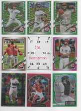 NEW Cincinnati Reds U-PICK Serial #'d JERS AUTO Rookies INDIA VOTTO GREENE DUNN
