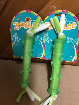 Lot Of 2 Zoobilee by Booda 7  Stick Dog Toy Brand New