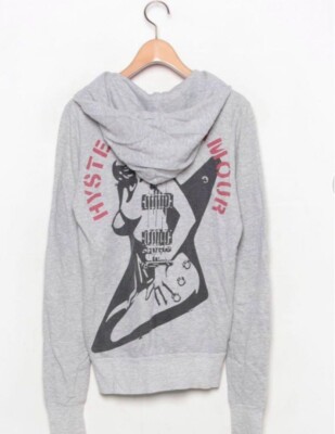 値下げ中!HYSTERIC GLAMOUR ジップアップトレーナーUSED Hysteric Glamour Zip Hoodie Guitar Girl One Size USED | eBay