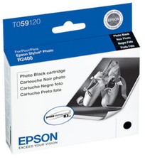Genuine Epson 59 T0591 Photo Black Ink Cartridge for Stylus Photo R2400