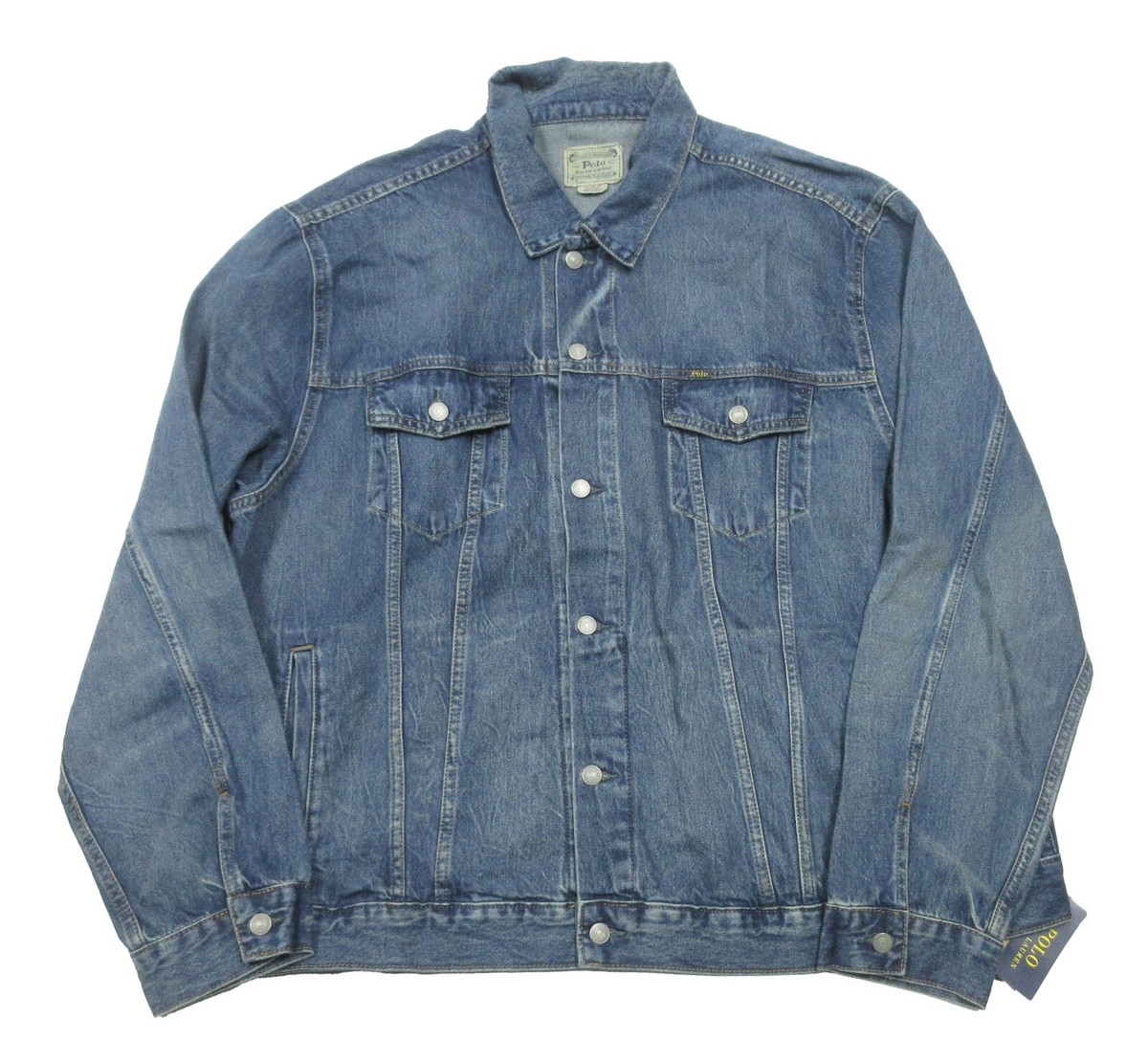 近年モデル 美品 POLO RALPH LAUREN DENIM BOA JKT Polo Ralph Lauren Big & Tall Men's Blue Denim Jean Jacket 4XB | eBay
