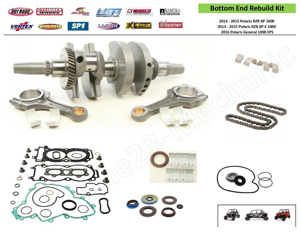 Polaris Pool Parts Water Pump Rebuild Kit For Polaris RZR, Sportsman, Ranger - Includes Seals, Driver & Impeller Polaris Pump - Foto 7