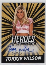 2023 Leaf Heroes of Wrestling Auto Gold Torrie Wilson #BA-TW1 Auto 05bt