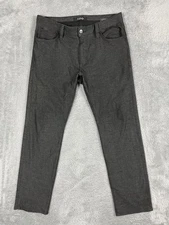 34 Heritage Pants Mens 34x30 Charcoal Courage Mid-Rise Straight Stretch 5-Pocket