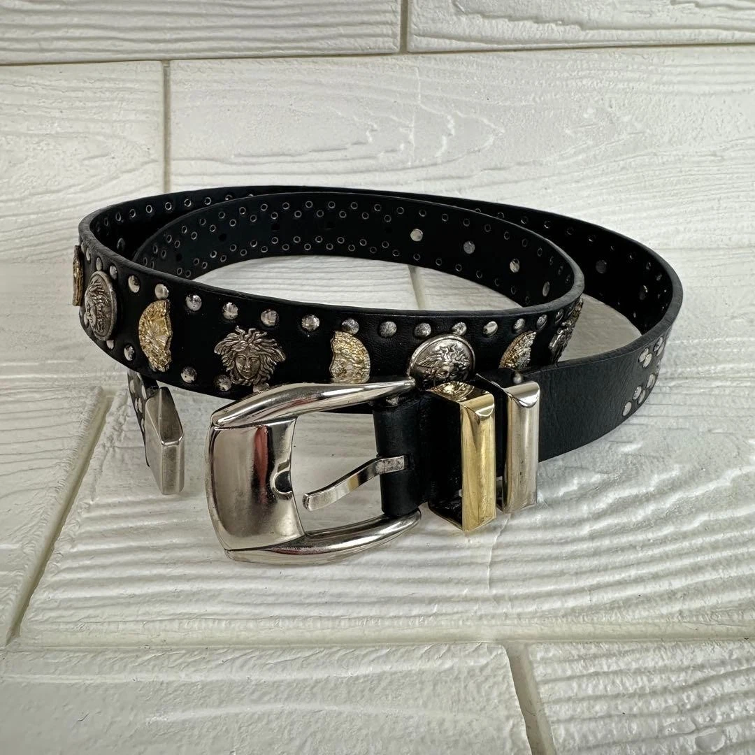 Versace Men's Studded Belt Belts for sale | eBay