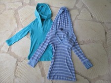 Pair of Bebe Sport Hoodie Tops size XS EXCELLENT