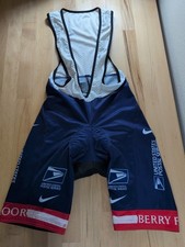 RARE 2004 Nike USPS USA Vintage Cycling Bib Shorts Size Medium AMD