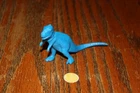 Vintage Winneco Blue Tyrannosaurus rex Dinosaur - Marx, MPC