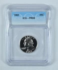 1962 Washington Quarter PR69 ICG *1239