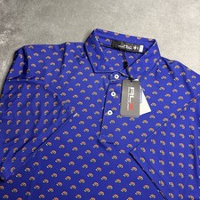 NWT RLX Ralph Lauren Polo Men XL Golf Performance Short Sleeve Floral