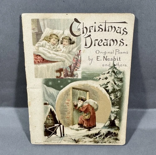 Rare Christmas Dreams Original Poems E Nesbit 1890s Children’s Victorian Book