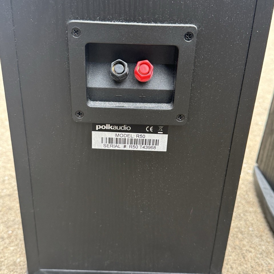 Polk Audio R50 Two-Way Floorstanding Speaker Single Unit black | eBay