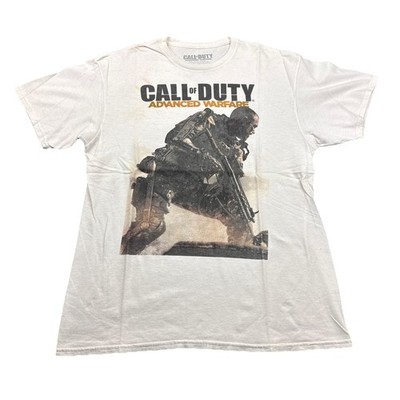 Activation Call of Duty Advanced Warfare Graphic T-Shirt Size M White gaming Tee