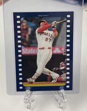 2026 Topps Heritage - Ready and Action - Mike Trout #RA-MT LA Angels MLB Card