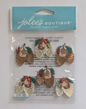 Jolee's Mini Pinecone Bunches Christmas Pinecones Scrapbooking Stickers