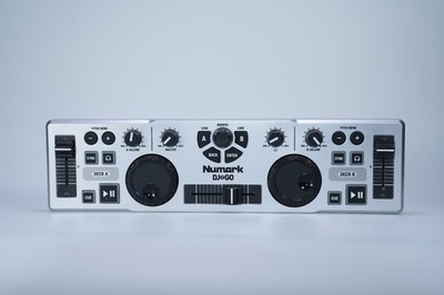 Numark DJ2GO Portable USB DJ Controller   Compact 2-Deck DJ Mixer