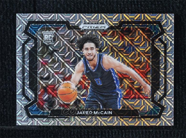 2024-25 Panini Prizm Draft Picks Mojo Variations 12/25 Jared McCain #35 1co7