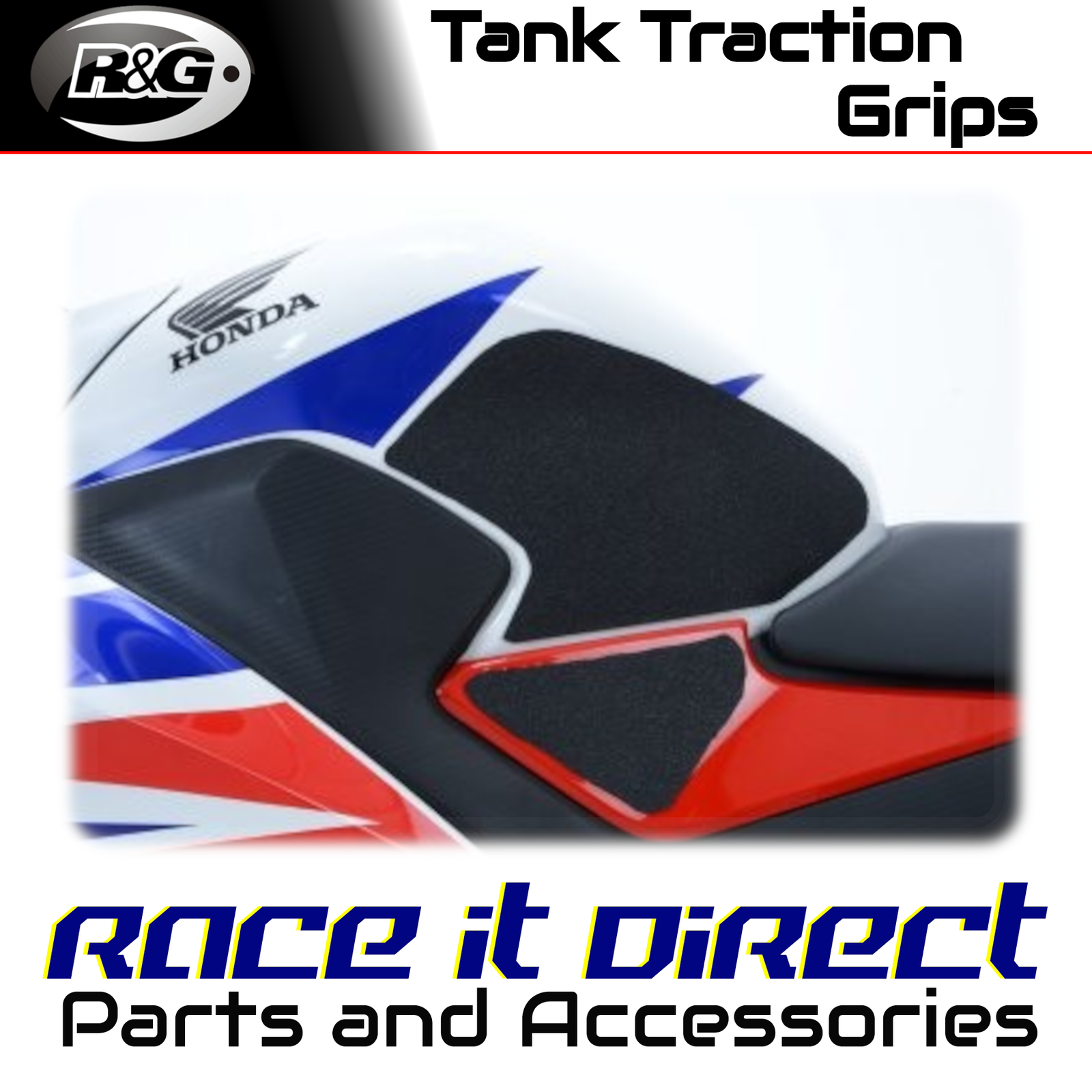 Tank Traction Grips for Honda CBR300R 2014-2020 R&G