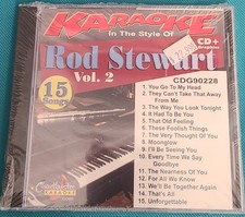 Rod Stewart Karaoke CDG Vol 2 Chartbuster CDG9022 Moonglow That old feeling