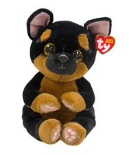 Ty Beanie Bellies - Fritz the German Shepherd, (10"), MWMT Stuffed Animal Toy