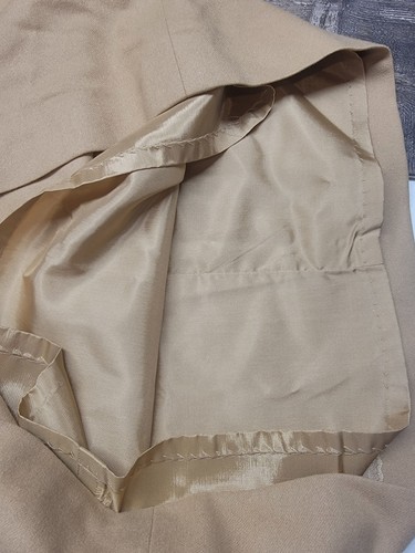 Pendleton Made in Oregon 100% Wool Tan A-Line Skirt Womens 14 VINTAGE 80s - Picture 6 of 8