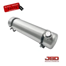 6''x24'' 2 5/8 Gallons 1/4 NPT Aluminum Spun Gas Tank Fuel Tank Cell with Baffle