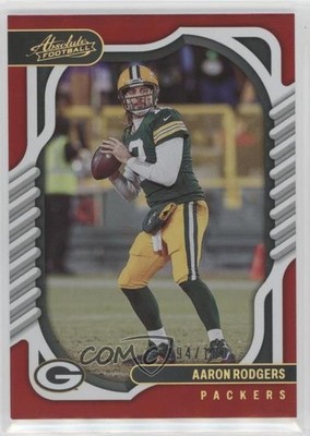 2022 Panini Absolute Spectrum Red 94/100 Aaron Rodgers #65 0c9f