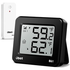 Thermometer Wireless Indoor Outdoor 500 Ft Temperature Sensor