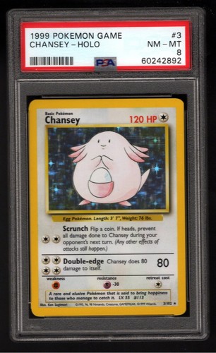 Chansey graded PSA 8 for sale on eBay