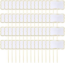 56 PCS Party Food Labels for Buffet Table Mini Chalkboard Signs Food Flags for