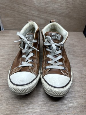 Converse Chuck Taylor All-Star Street Mid Men's 9 Pinecone Brown Leather