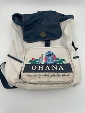 Loungefly Disney Ohana Stitch Slouch Full Size Backpack Lilo Stitch used