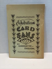 Exhibition Card Fans - Goodlette Dodson 1963 Haines House Of Cards VINTAGE
