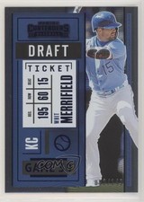 2020 Panini Contenders Draft Ticket Blue 2/149 Whit Merrifield #57 ll2