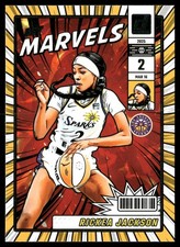 Rickea Jackson 2025 Donruss WNBA #6 Net Marvels Los Angeles Sparks