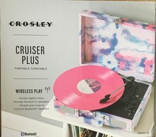 Crosley Cruiser Bluetooth Plus Portable Turntable Wireless Play CR8005F-TD    33