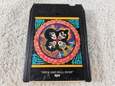 KISS- Rock N Roll Over 8-Track Tape. Pro serviced. Free US Shipping