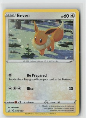 Eevee - Holo Promo SWSH: Sword & Shield Promo Cards SWSH190 LP