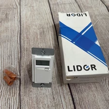 Lider 7 Day Programmable In-Wall Timer Switch Digital For Fans, Lights, Motors