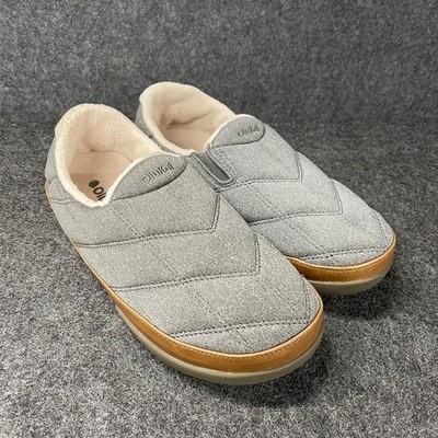 OLUKAI Puku'i Slip-On Shoes Men's Size 8 Ash 10564-AUAU