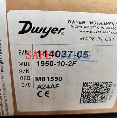 1PCS New Dwyer 1950-10-2F Differential pressure switch