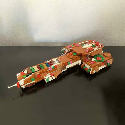 Star Wars Lebkuchen Battle Cruiser MOC 474 TEILE Spielzeug Geschenk Bausteine DIY