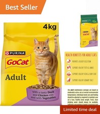 Healthy Adult Cat Food: Chicken & Duck Flavor - 8kg Pack, No Artificial Colors 3.87 per kilo