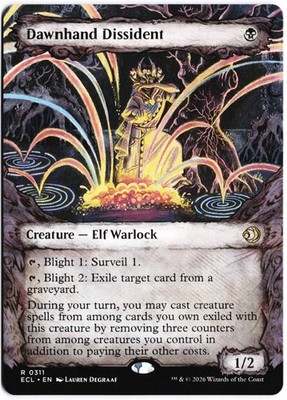 Dawnhand Dissident (Showcase) R Lorwyn Eclipsed 311 NM