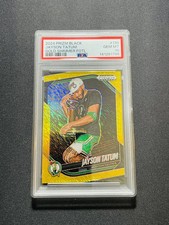 2024-25 Panini Prizm Black Jayson Tatum Gold Shimmer FOTL 07/10 PSA 10 POP1 RM90