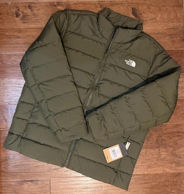 THE NORTH FACE Men's Aconcagua 3 Jacket Wind/Water Resistant New Taupe Green XL