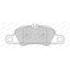 FERODO Bremsbeläge Bremsbelegsatz vorne für Porsche 911 Cabriolet