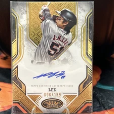 Jung Hoo Lee 2025 Topps Tier One Prime Performers Auto /199 San Francisco