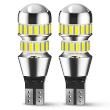 AUXITO 2x T15 LED Reverse Back Up Light Bulb 921 904 912 W16W 906 White 6000K P